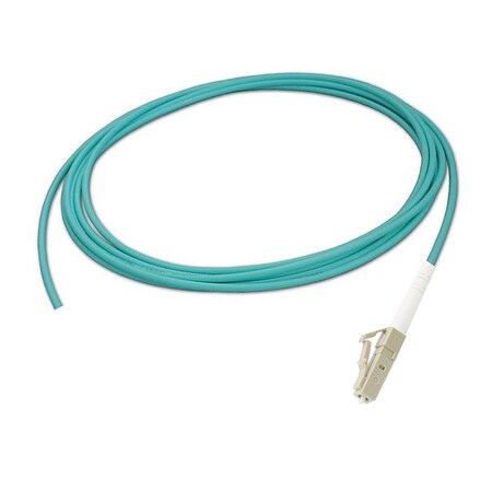 Commscope Fiber Optic Pigtail, Om3, Lc/Upc-Pigtail, Tight Buffer, 900 Micro Meter, Lszh, 2 M, Aqua 6536966-2